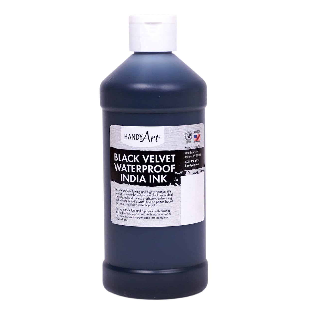Handy Art® 16oz. Black Velvet Waterproof India Ink
